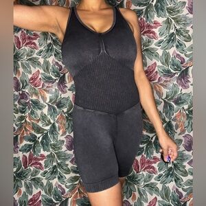 JoyLab Seamless Black Romper